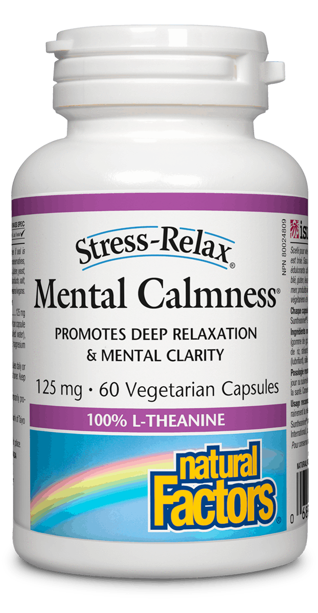 Natural Factors Mental Calmness 125mg 60 Capsules