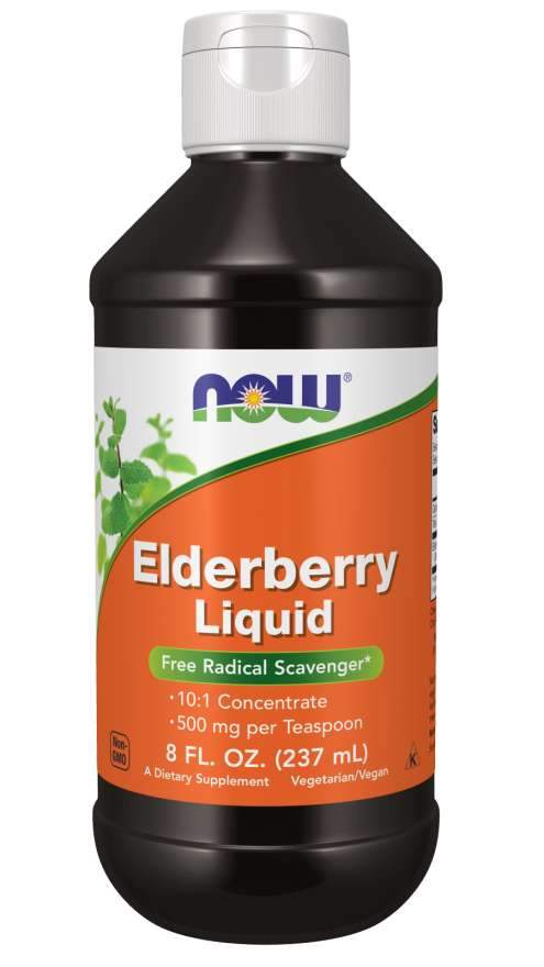 NOW Elderberry Liquid