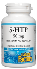 ناتشورال فاكتورز 5-HTP 50 مجم 60 كبسولة
