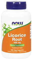 NOW 감초 뿌리 450 mg 100 V-캡슐