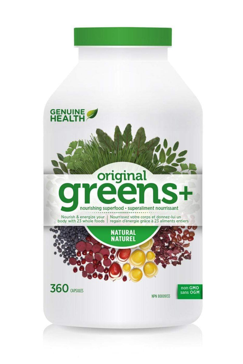 Genuine Health, greens+, 360 Capsules