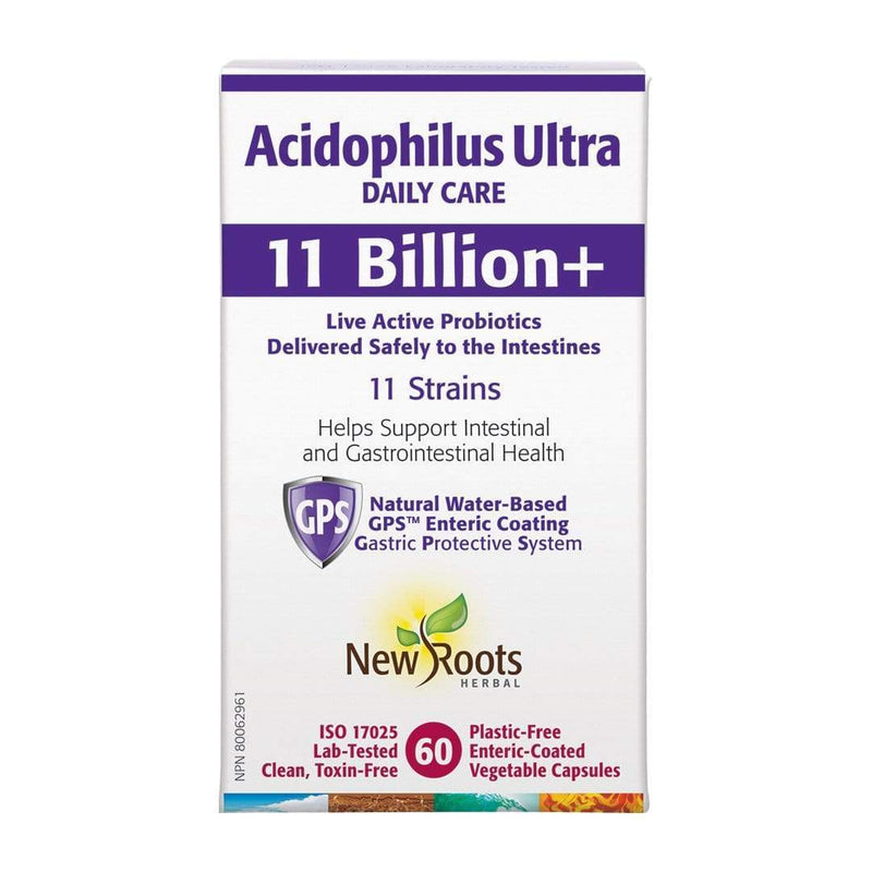 New Roots Acidophilus Ultra Daily Care 11 Billion 60 Capsules