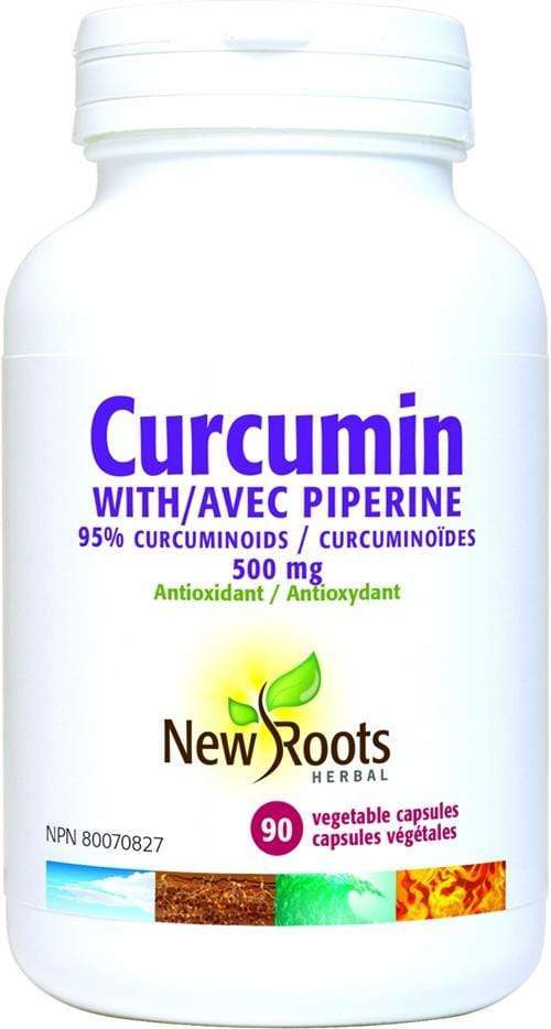 New Roots Curcumin with Piperine 500 mg