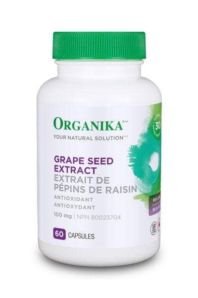 Organika GRAPE SEED EXTRACT (HI POTENCY 95 % OPC) 100MG 60 Capsules