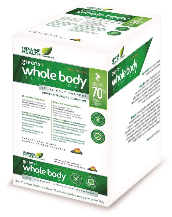 Genuine Health Greens+ Whole Body Nutrition Box - Acai Mango