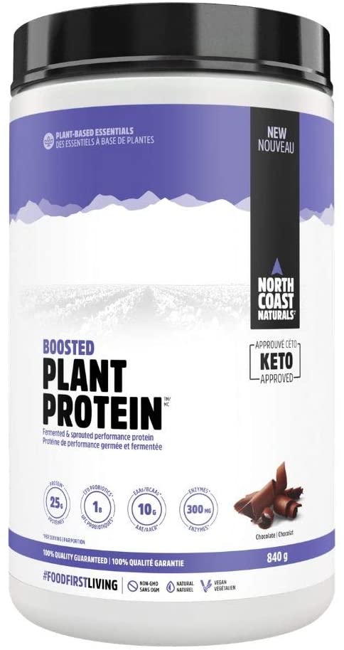 North Coast Naturals Boosted Plant Protein 840 g - Chocolate