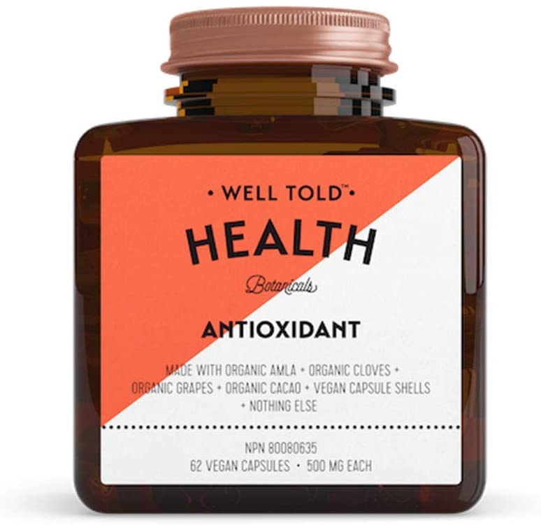 Well Told Health Antioxidant 500 mg 62 V-Caps