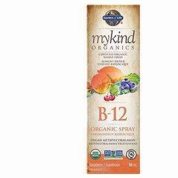 Garden of Life mykind Organics B-12 유기농 스프레이 라즈베리