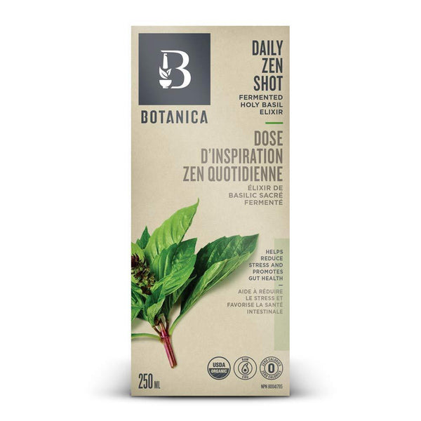 Botanica Daily Zen Shot Fermented Holy Basil Elixir 250 ml
