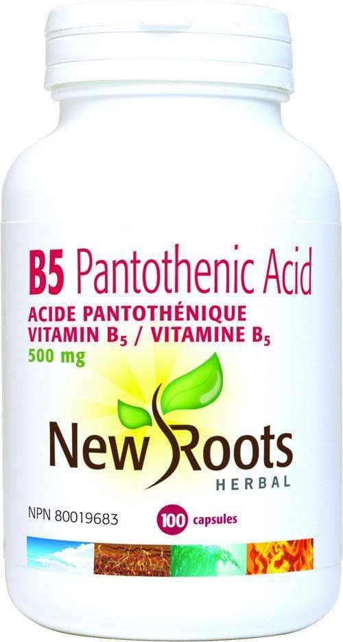 New Roots VITAMIN B5 PANTOTHENIC ACID 500 MG