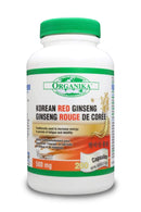 Organika GINSENG - KOREAN RED 500MG 200 Capsules