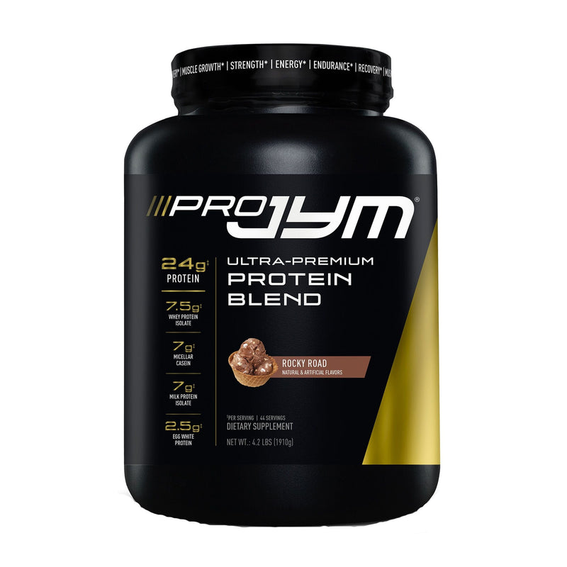 JYM PRO Protein Blend 4 lb 45 Servings - Rocky Road