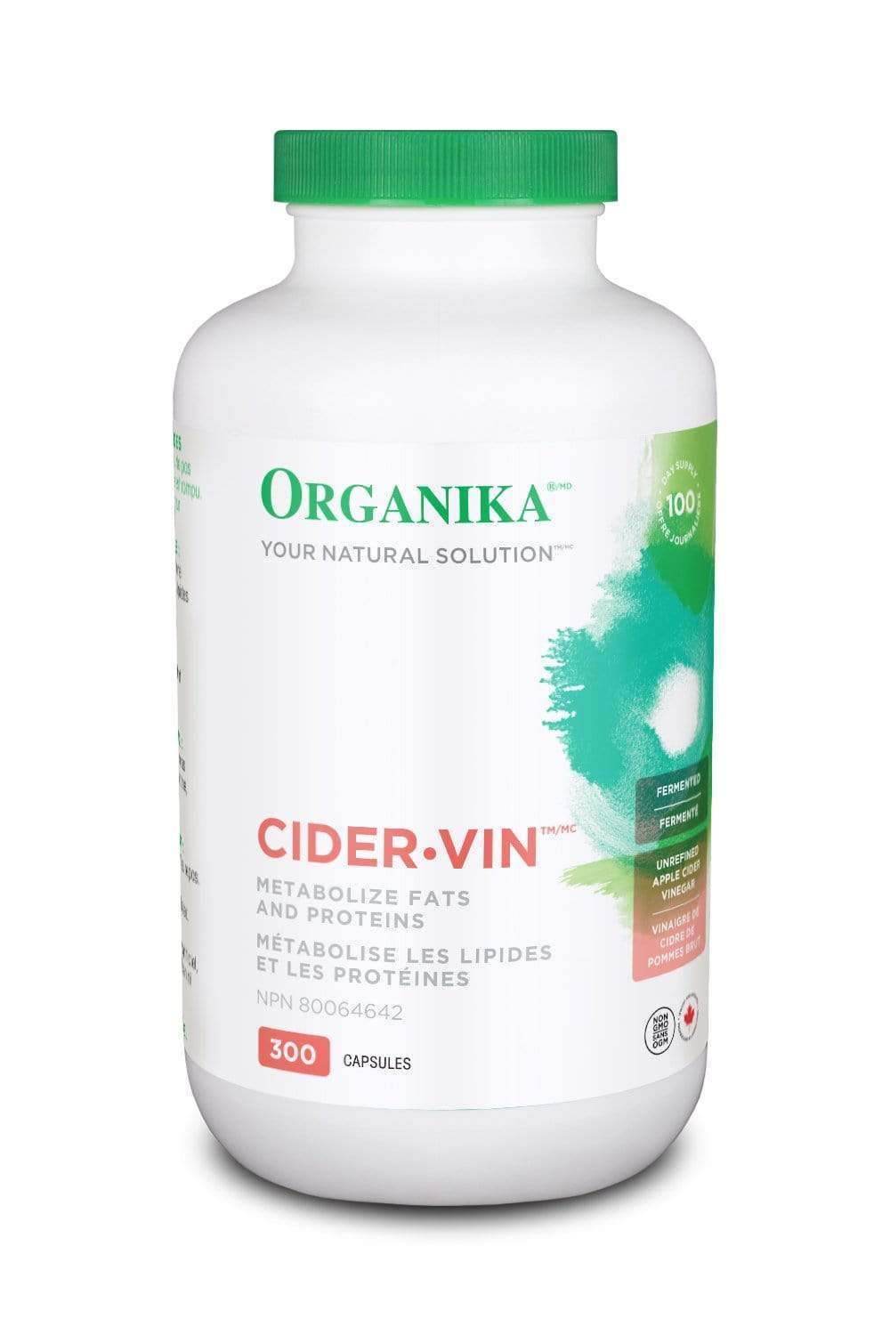 Organika CIDER VIN (Unrefined) 530MG 300 Capsules