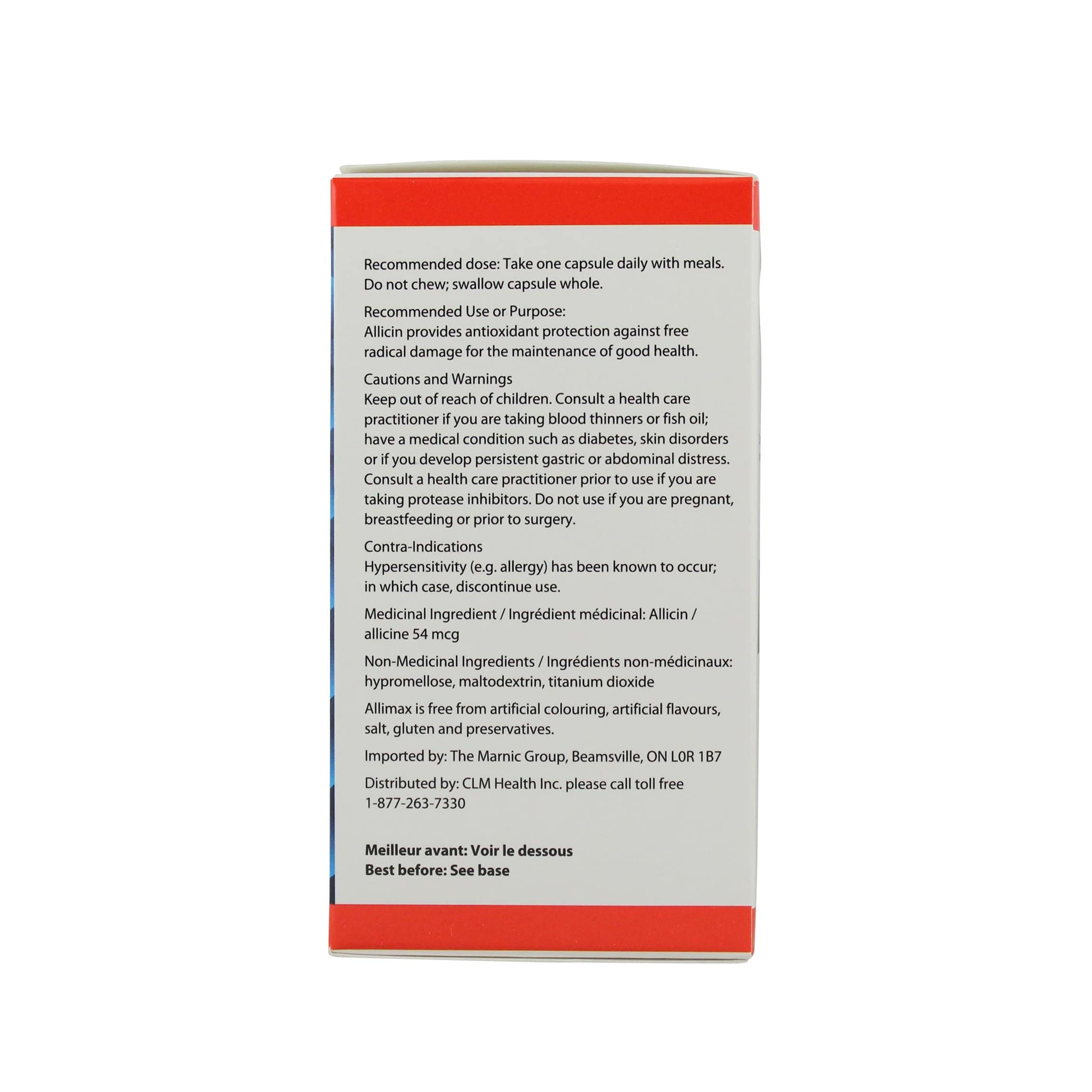Allimax Stabilized Allicin 180mg