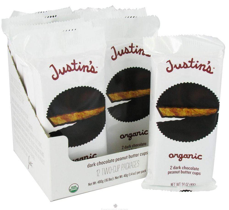 Justin's Organic Dark Chocolate Peanut Butter Cups