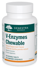 Genestra V-Enzymes Chewable Peppermint  Flavour