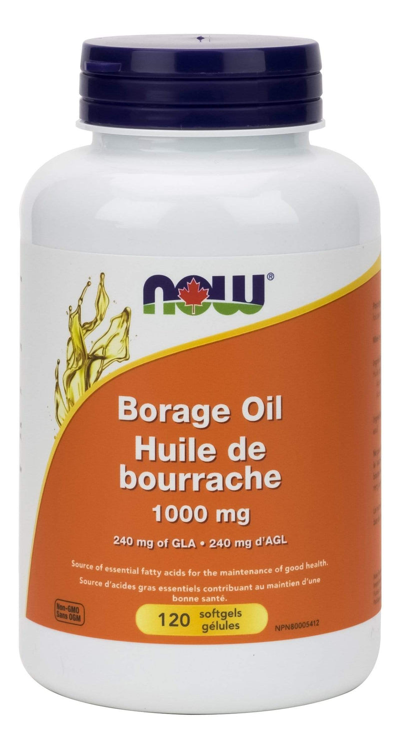 NOW Borage Oil 1000mg (240mg GLA) 120 Softgels