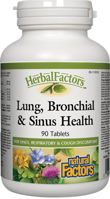 Natural Factors Lung, Bronchial & Sinus Health 90 Tablets