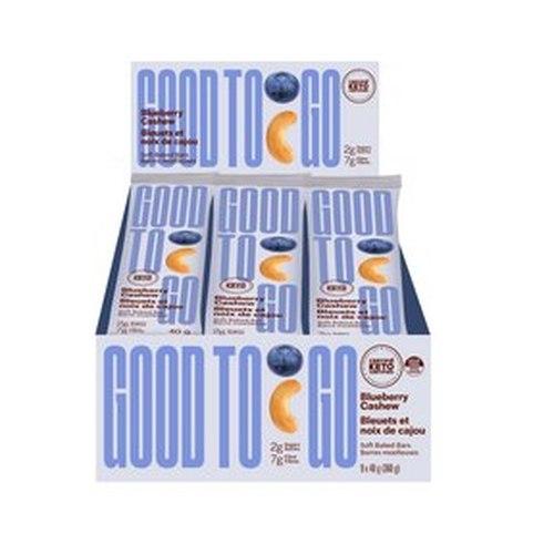 Good To Go Blueberry Cashew Keto Bars 9x40 g