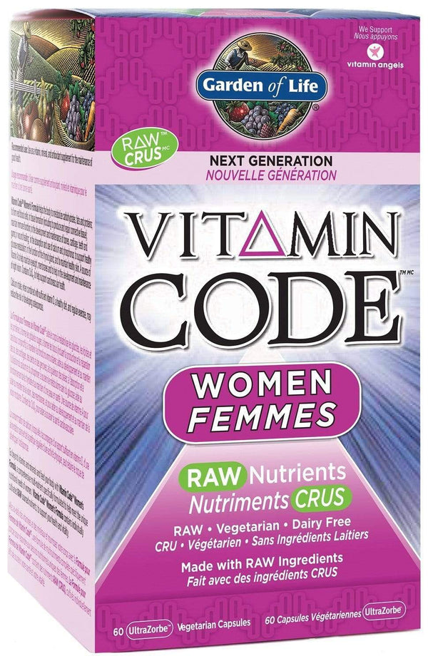 Garden of Life Vitamin Code Women's Multivitamin 60 Capsules