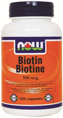 ناو بيوتين 500 ميكروجرام، 120 كبسولة