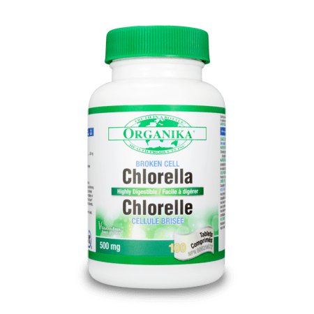 Organika CHLORELLA (Broken Cell Wall) 500MG 100 Tablets