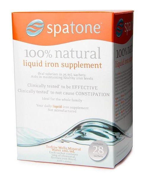 Spatone 100% 천연 액상 철분 보충제 28포