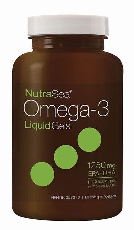 NutraSea Omega-3 Liquid Gels (60 Softgels)