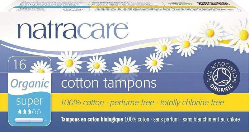 Natracare Cotton Tampons - Super with Applicator