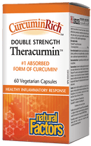 عوامل طبيعية كركمين قوي مزدوج، ثيراكورمين غني، 60 كبسولة