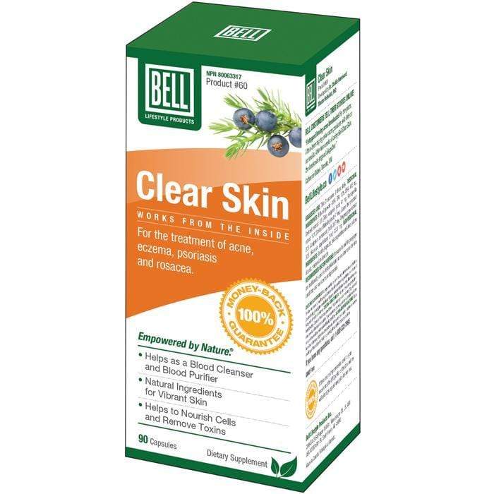 Bell, Clear Skin, 90 Veggie Caps