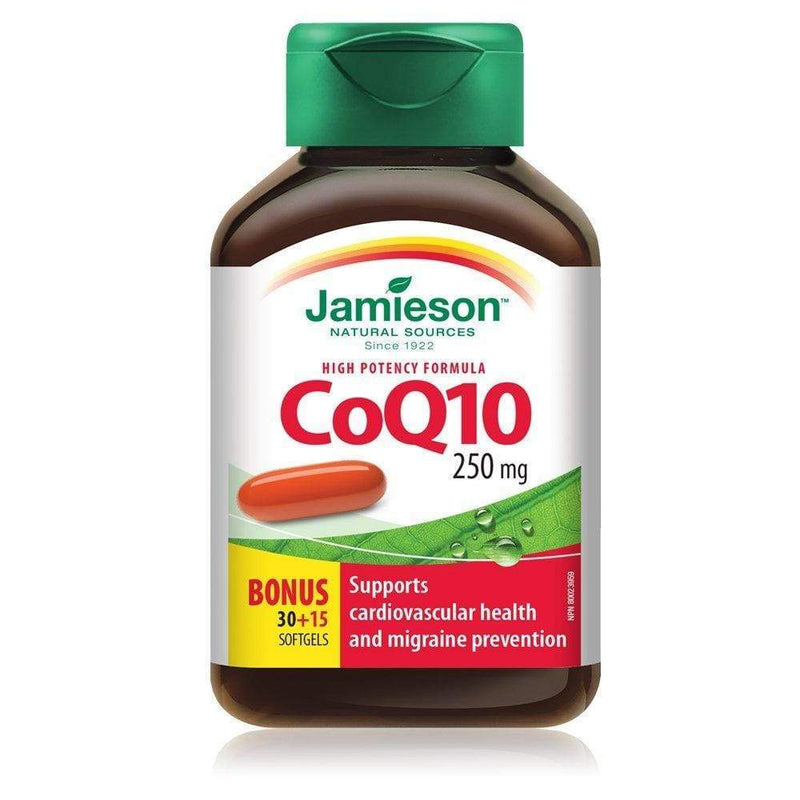 Jamieson High Potency Formula CoQ10 250 mg 45 Softgels