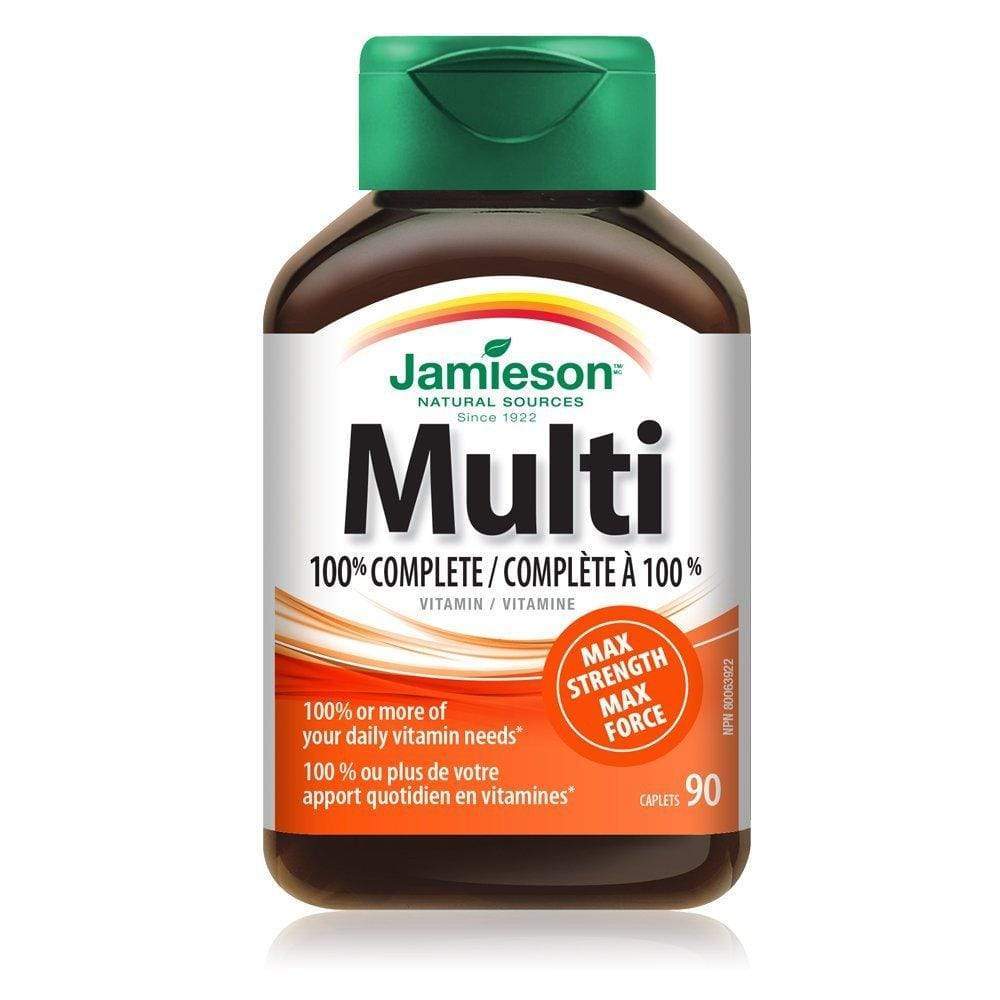 Jamieson, Multivitamin Max Strength, 90 Caplets