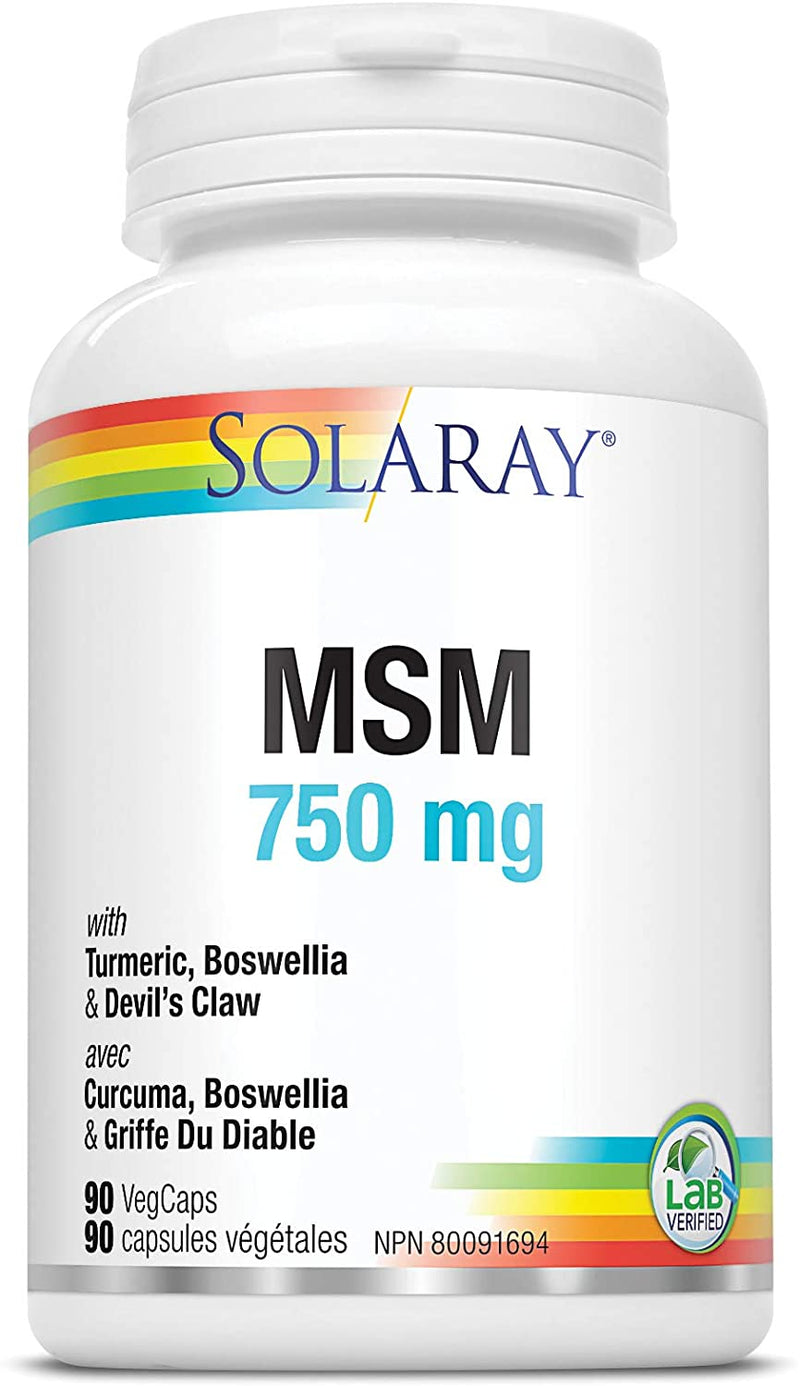 Solaray MSM 750 mg 90 V-Caps