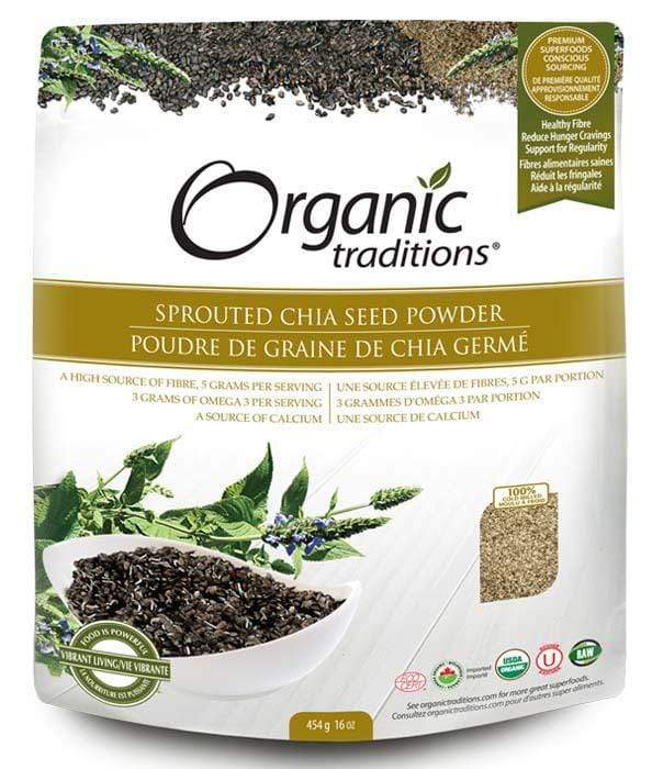 Organic Traditions Sprouted Chia Seed Powder