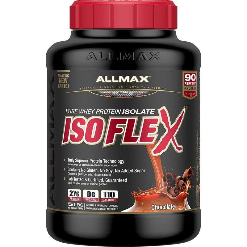 ALLMAX, Isoflex, 순수 분리유청단백질, 초콜릿, 2.27kg(5lbs)