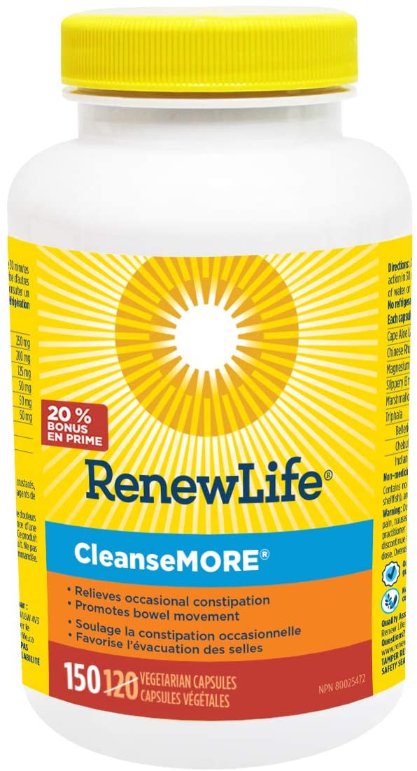 Renew Life CleanseMORE 150 V-Caps BONUS