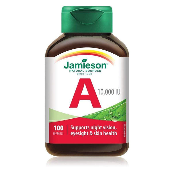 Jamieson 비타민 A 10000 IU 100 소프트젤