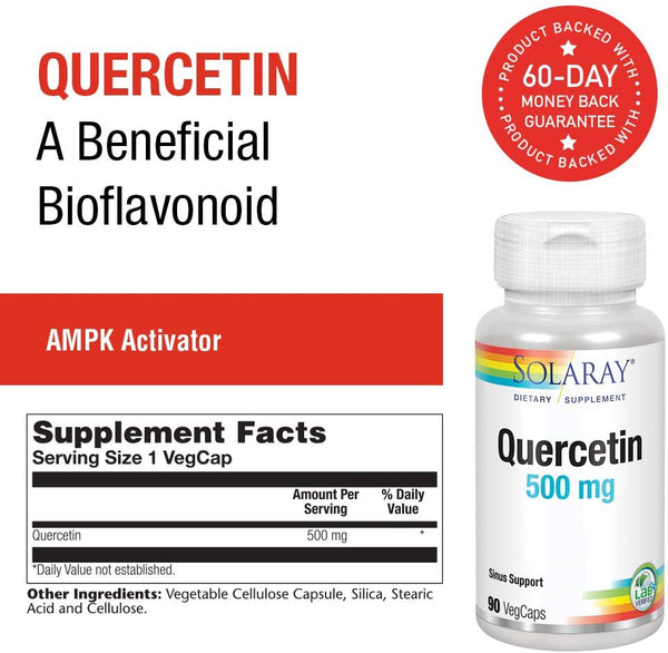 Solaray Quercetin 500 mg 90 V-Caps