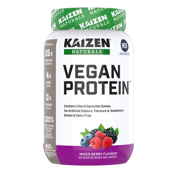 كايزن ناتشورالز - بروتين نباتي بنكهة التوت المختلط 840 جم