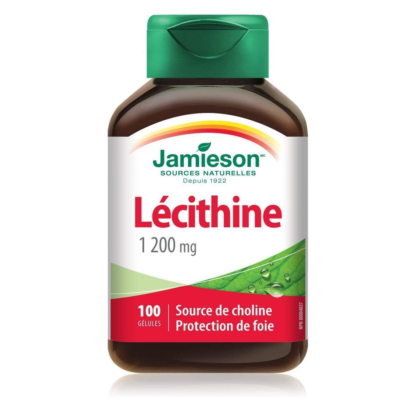 Jamieson Lecithin 1200 mg 100 Softgels