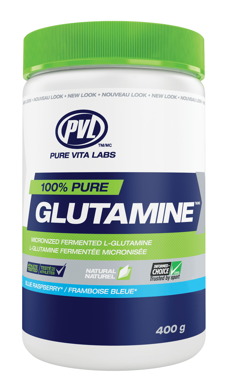 PVL Essentials 100% Pure Glutamine - Blue Raspberry