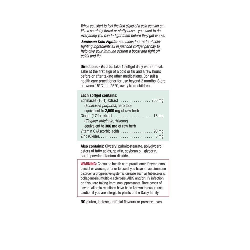 Jamieson, Cold Fighter, 30 Softgels