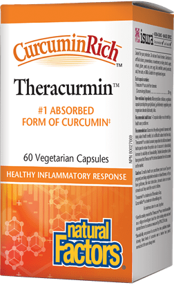 Natural Factors CurcuminRich Curcumin Theracurmin 60 Capsules