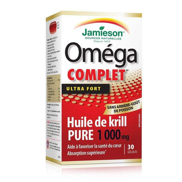Jamieson Omega Complete 울트라 스트렝스 퓨어 크릴 오일 1000 mg 30 소프트젤