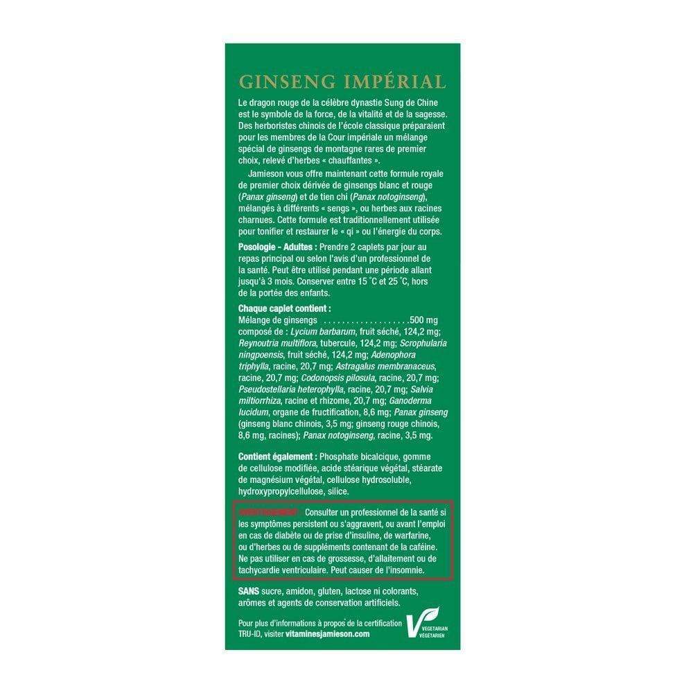 Jamieson Red Dragon Imperial Ginseng 60 Caplets
