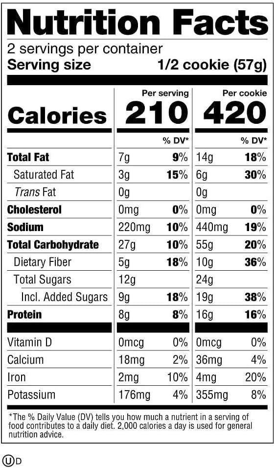 Lenny & Larry's The Complete Cookie Double Chocolate Box of 12 x 113 g