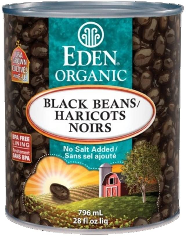 Eden Foods Organic Canned Black Beans 796 ml
