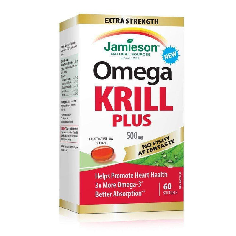 Jamieson Omega Krill Plus 60 Softgels