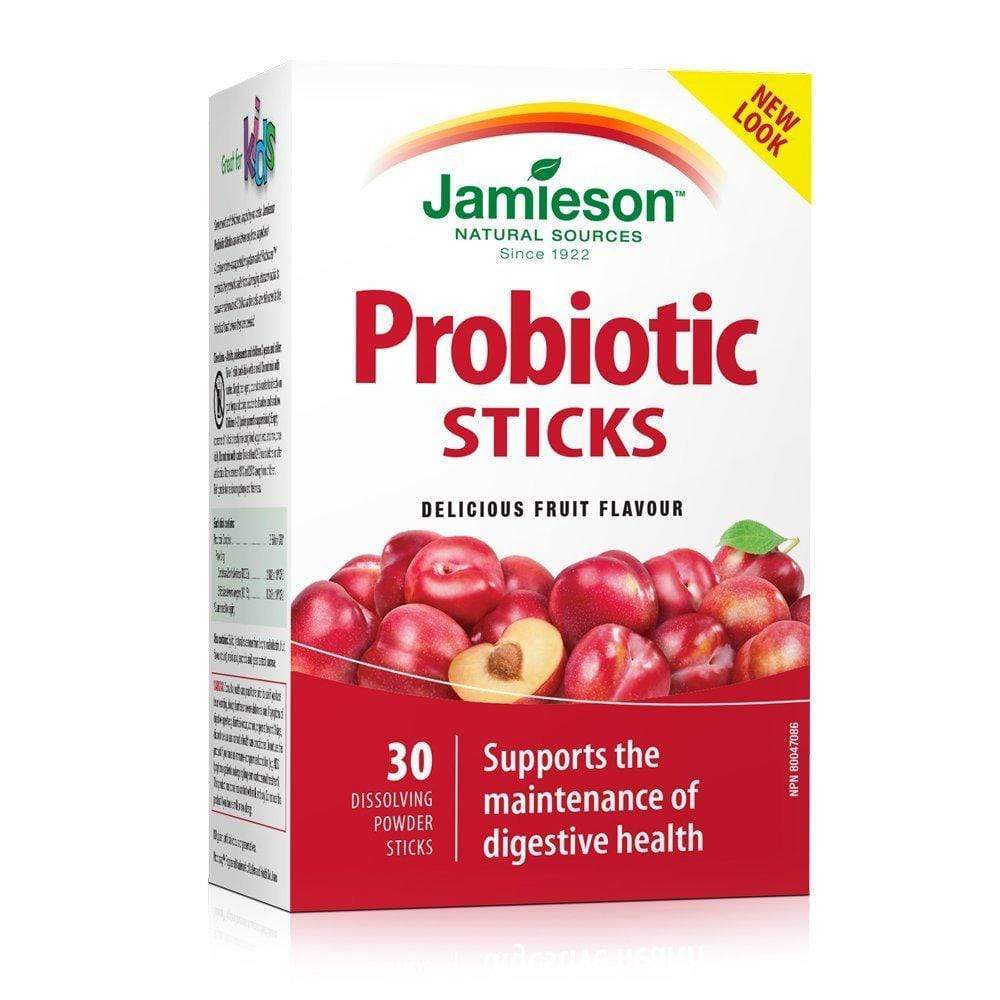 Jamieson Probiotic Sticks Delicious Fruit Flavour 30 Dissolving Powder Sticks
